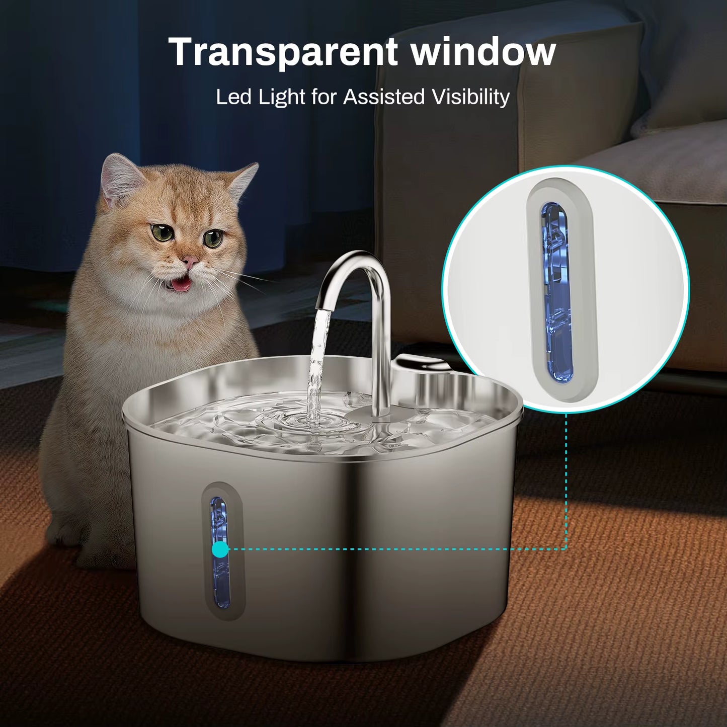 SnugPaw™ HydrationFlow Pet Fountain