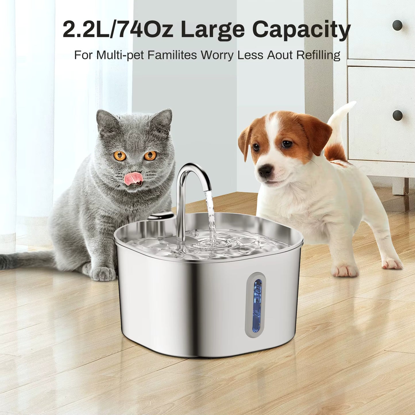 SnugPaw™ HydrationFlow Pet Fountain