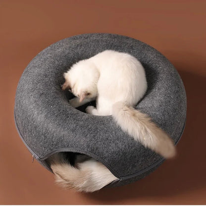 Donut Cat Tunnel Bed